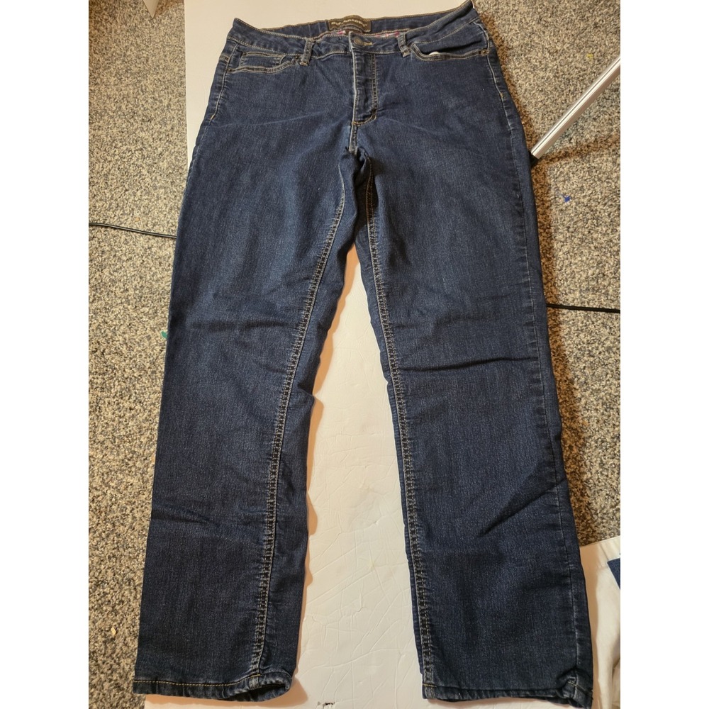 Bit & Bridle Size 12 Jeans Flannel Lined. 17" Waist 10" RISE 30" INSEAM. ...